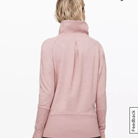 Lululemon High Lines Pullover Heathered Vintage Mauve Size 4 - Picture 4 of 9